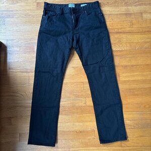 Black denim jeans slim fit